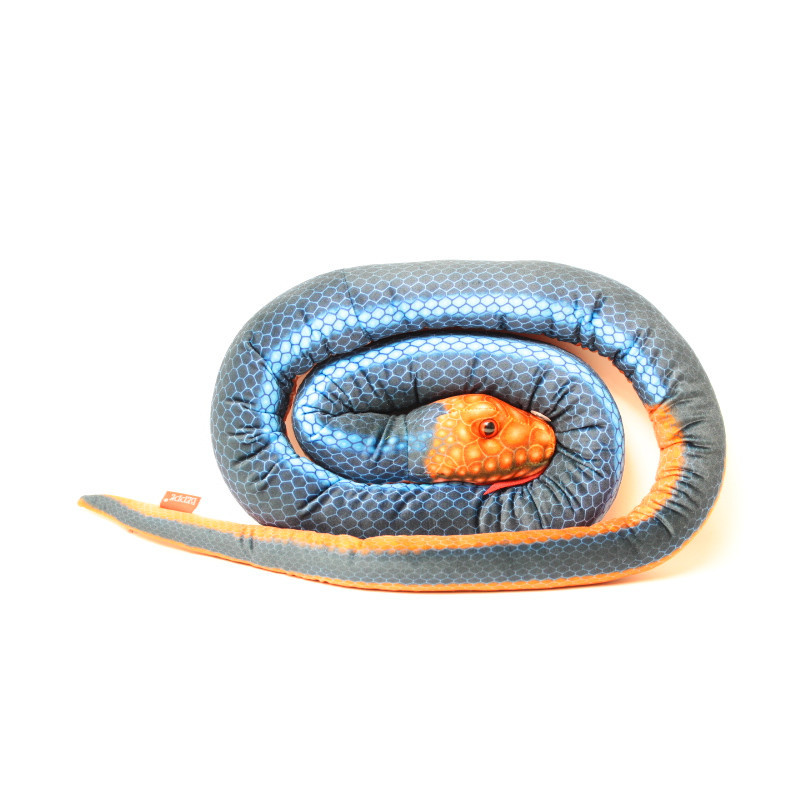 Wąż 180cm niebiesko-pomarańcz.WM 13985 22042