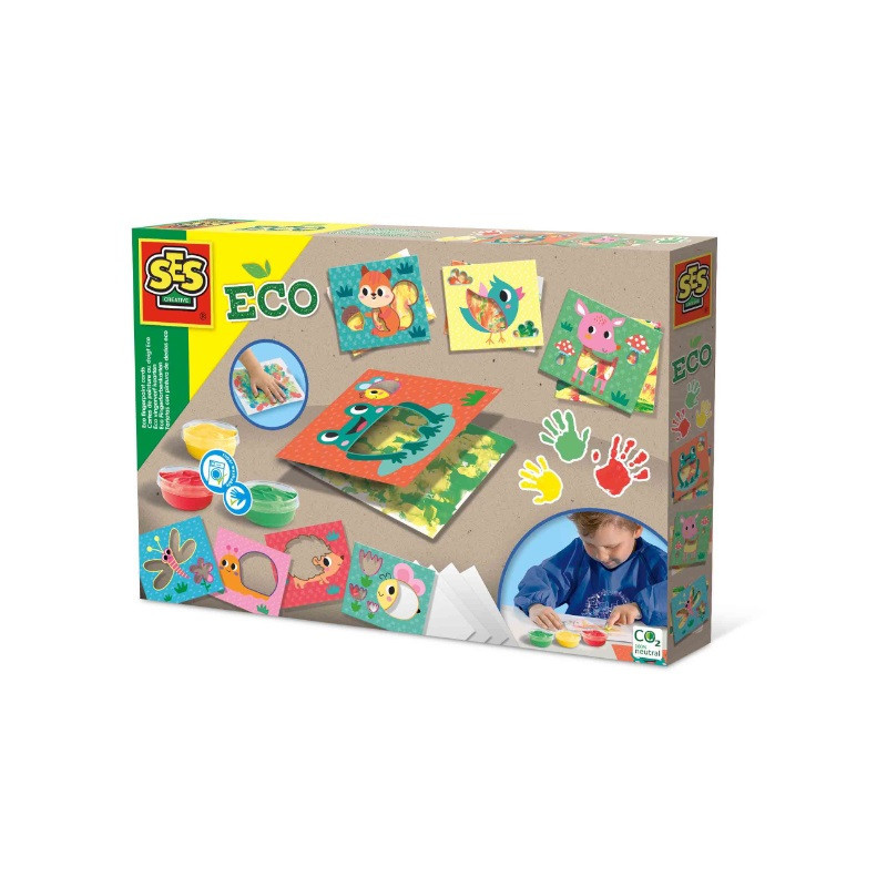 SES Eko malowanie palcami+szablony 24925 49250