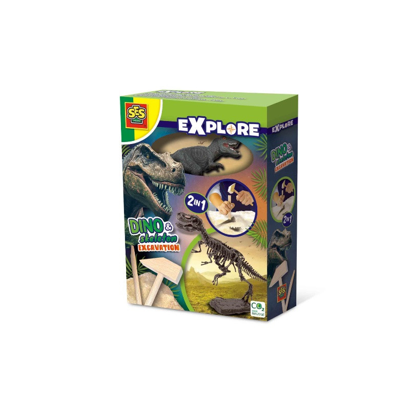 SES Skamielina dinozaura 2w1 Trex 25092 50928