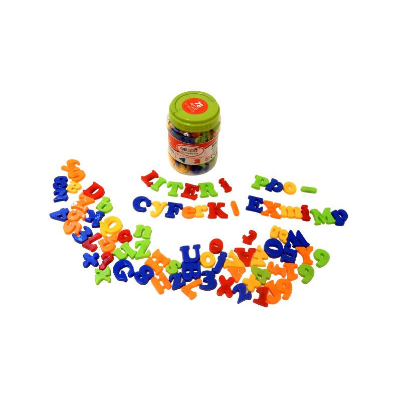 Literki cyferki w pojemniku 43165