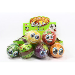 Piłka owocowa buźka 10cm 12szt/disp 97837