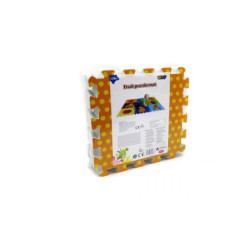 Puzzle piankowe 9el Owoce 803933