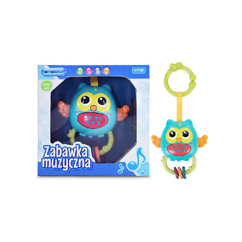 Zabawka muzyczna e-edu Sowa 128134