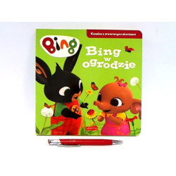 Książka z okienkami Bing w ogrodzie 70991