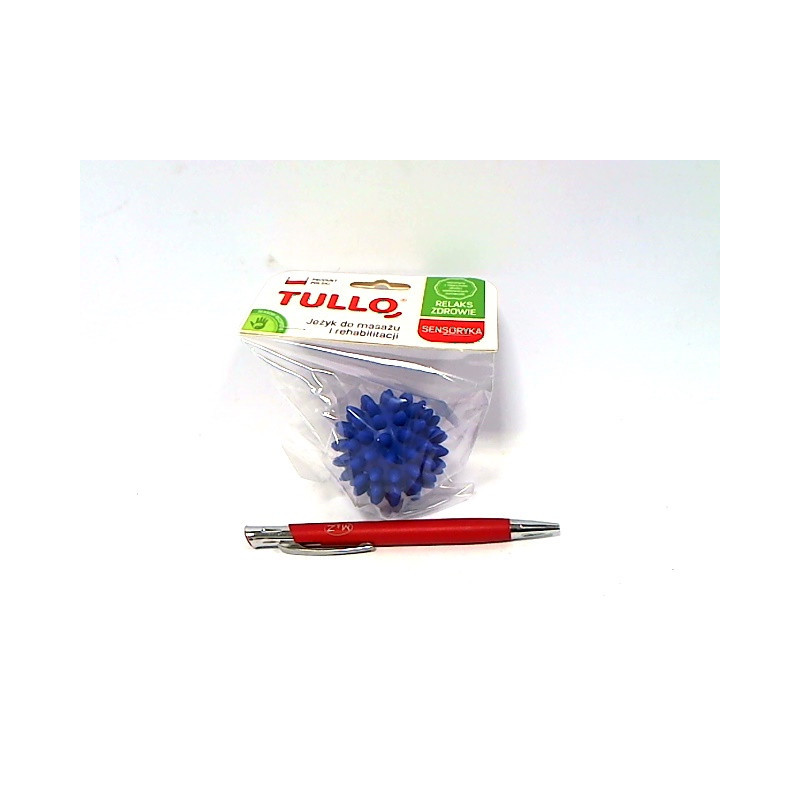 Piłka sensor.masaż/rehabilit5,4cm 414 nieb 74149