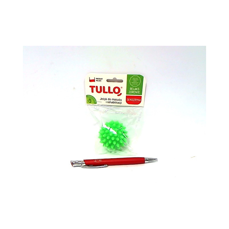 Piłka sensor.masaż/rehabilit5,4cm 415 ziel 74156