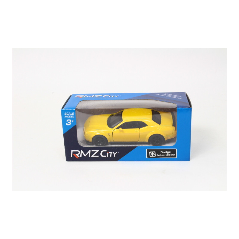 Model RMZ Dodge Challenger SRT yellow K-875 18751