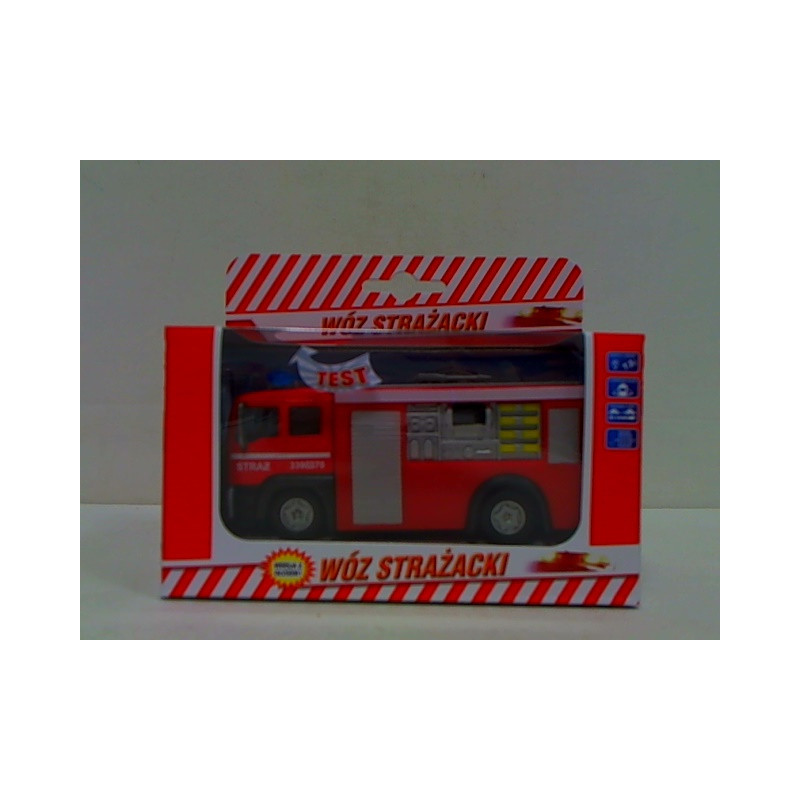Wóz strażacki 11cm z głosem j.polski HKG099 27457