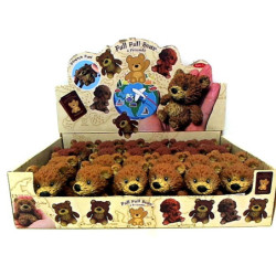 Miś miękki z groszkiem 7cm HAB068 10770