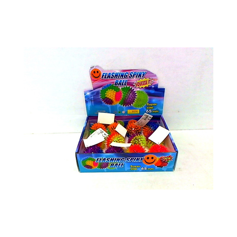 Piłka z kolcami przezroczysta 6,5cm HPA06 02041