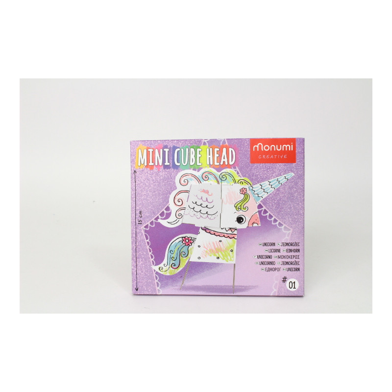 Złóż i pokoloruj MiniCubehead Jednorożec 10661