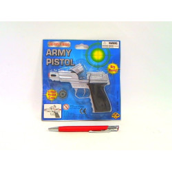 Pistolet metalowy na spłonkę blister 88366 83662