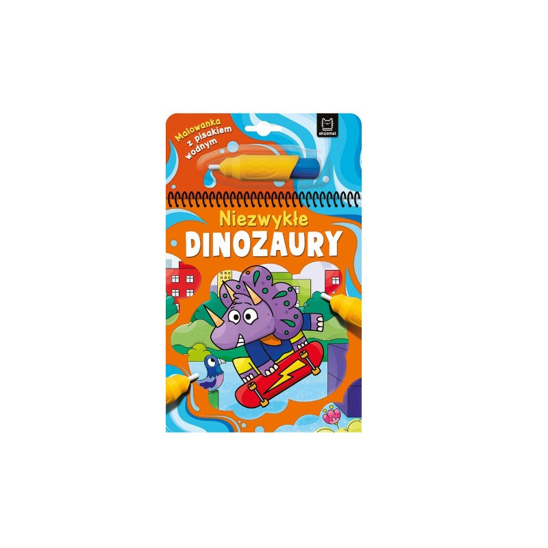 Malowanka z pisakiem wodnym Niezw.dinozaury 37392