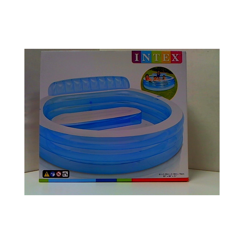 Basen z siedziskiem 229x218x79 57190NP 51909