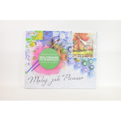  Malowanie po numer.Domek z kamieni...1008906