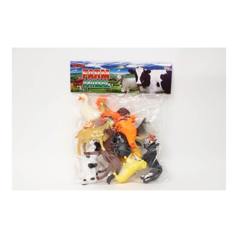 Zwierzęta domowe worek 11szt zestaw 2068B 04368