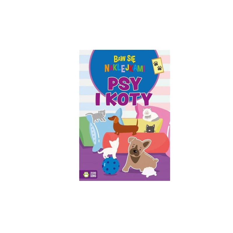 Baw się naklejkami Psy i koty NW 91789