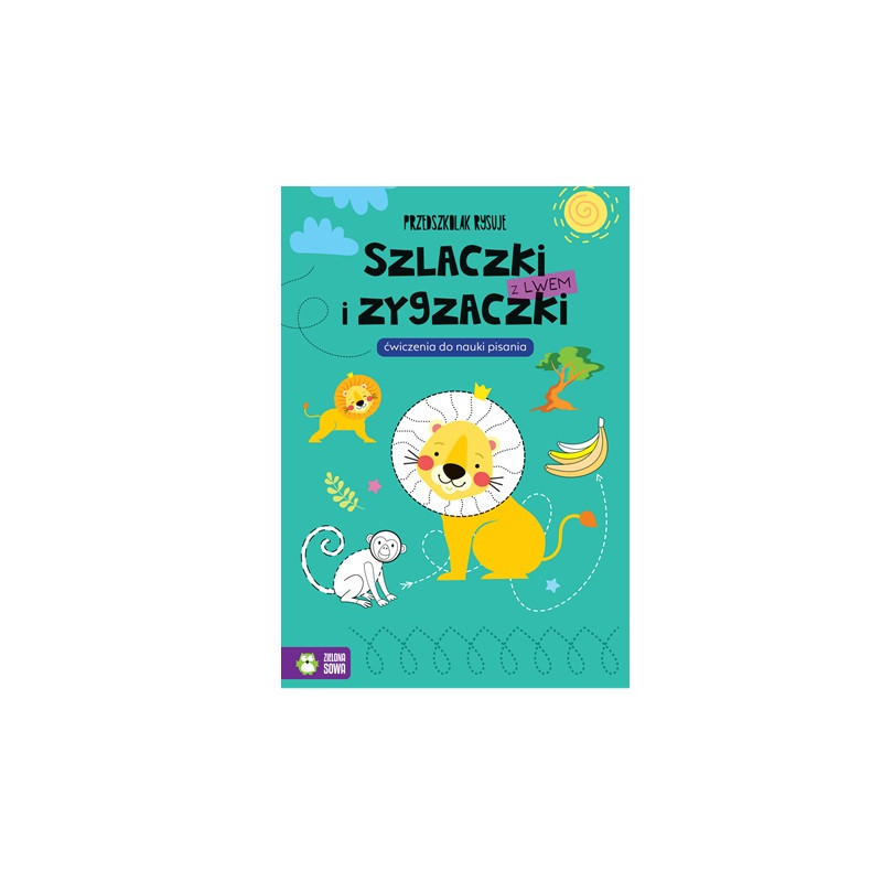 Przedszkolak rysuje Szlaczki i zygz.z lwem 91321