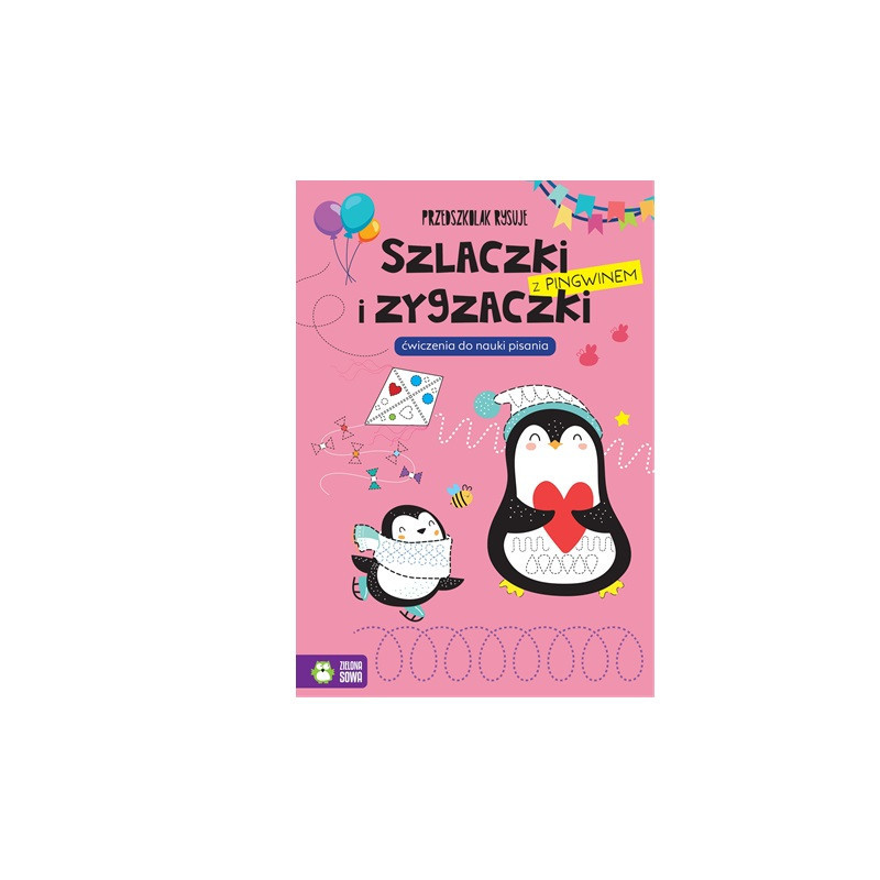 Przedszkolak rysuje Szlaczki i zygz.z pingw..91338