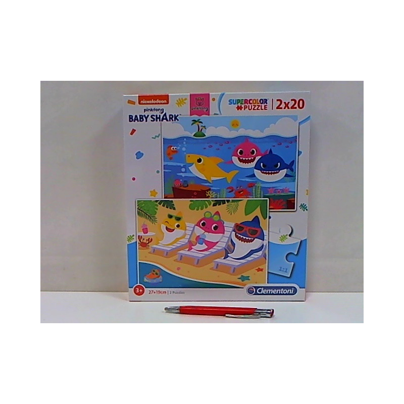 CLE puzzle 2x20 SuperKolor BabyShark 24777