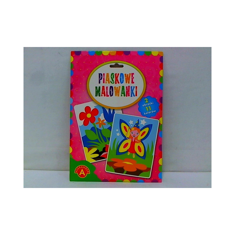 Piaskowe malowanki - wróżka, kwiaty 18837.