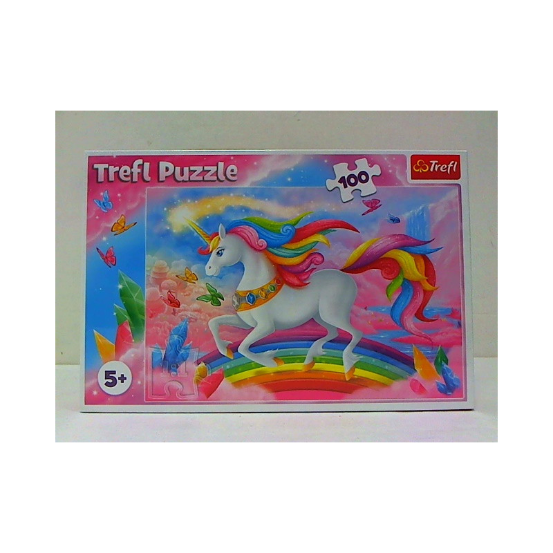 PUZZLE 100 W kryształowym świecie jednorożc.16364