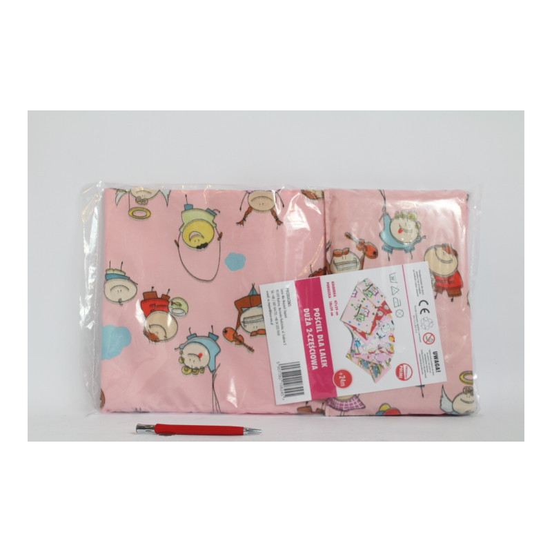 Pościel dla lalek duża 2el 08245