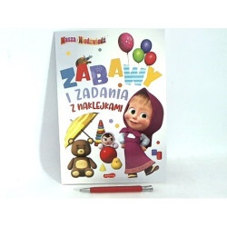 Zabawy i zadania z naklejk.Masza i Niedźw... 69315