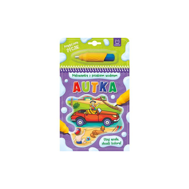 Malowanka z pisakiem wodnym Autka 69830