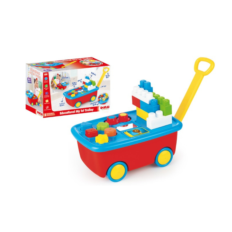 DOLU edukacyjny wózek z klockami 5099 50994