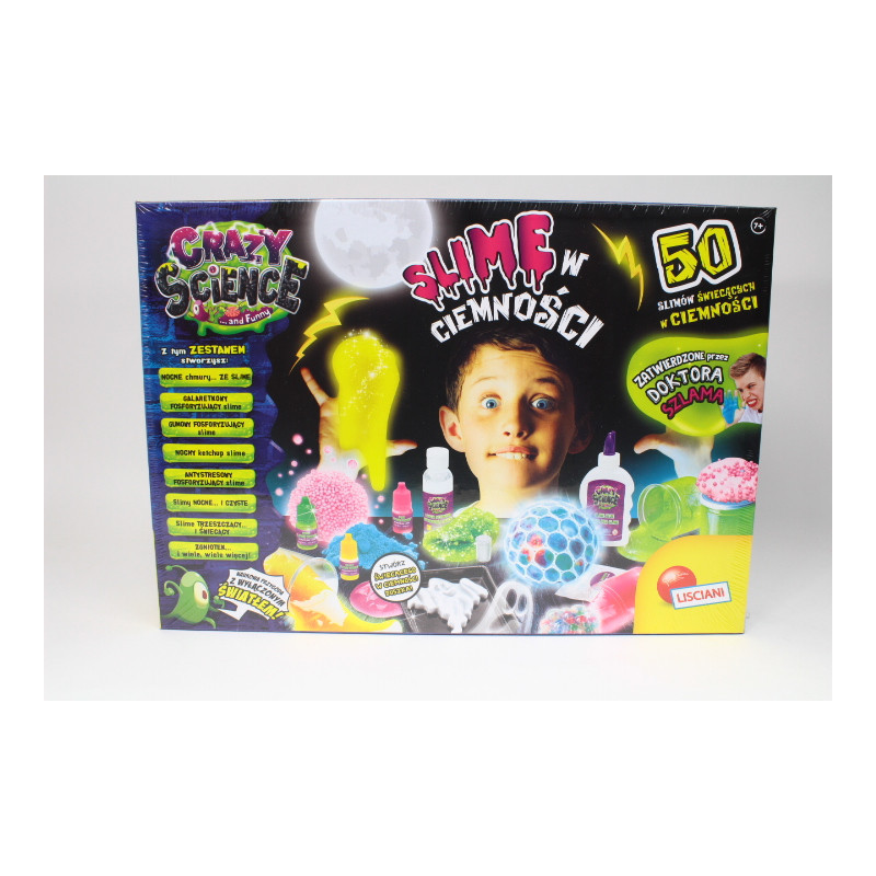 Lisciani Crazy Science Slime w ciemn.PL89239 94158