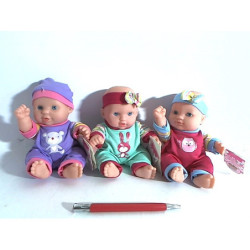 Lalka 20cm w ubranku 3rodz HLH88 32253