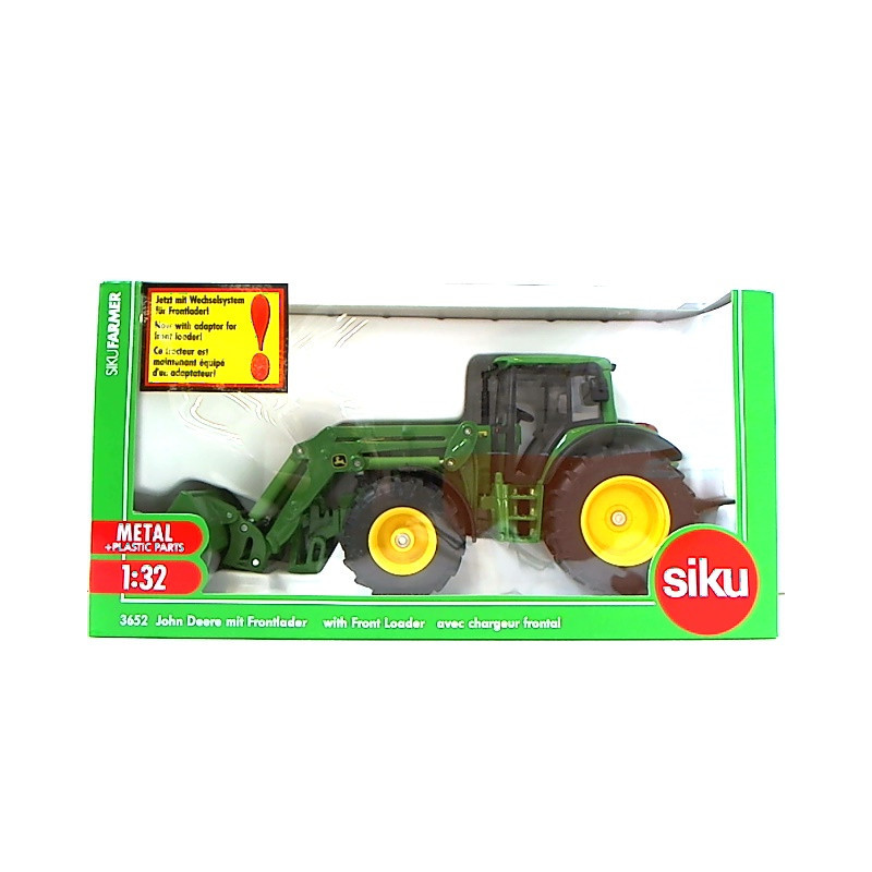 SIKU FARMER Traktor John Deere z ładowarką 3652