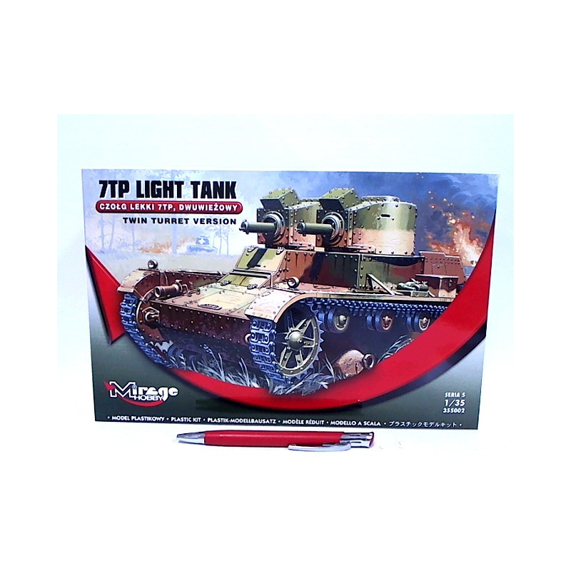 Mirage zest.d/sklej.Czołg lekki 7TP dwuwież.355002
