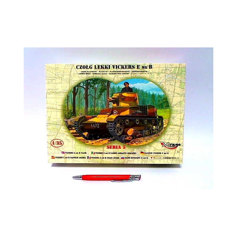 Mirage zest.d/sklej.Czołg Vickers E MKB S05 35304