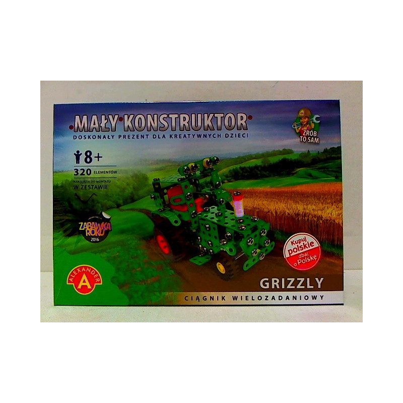 Mały konstruktor maszyny rolnicze ciągnik 12187