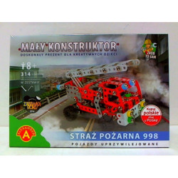 Mały konstruktor straż pożarna 16239