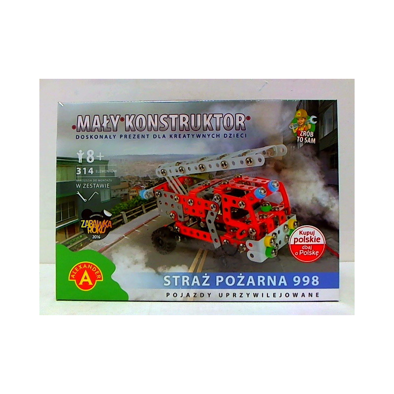 Mały konstruktor straż pożarna 16239