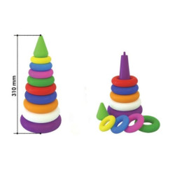 Piramida z kółek TechnoK TEH2360 02360