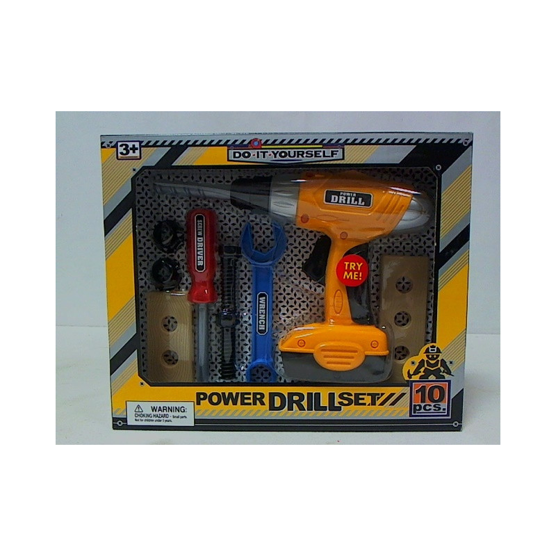 Zestaw narzędzi z wiertarką 10el HKS029 79077