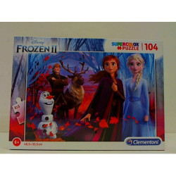 CLE puzzle 104 SuperKolor Frozen 2 27274