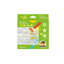 CzuCzu Dłuuugie kolorowanki Dinozaury 73999