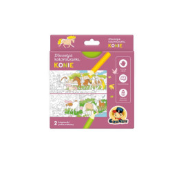 CzuCzu Dłuuugie kolorowanki Konie 01997