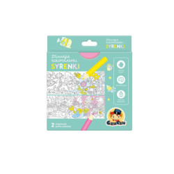 CzuCzu Dłuuugie kolorowanki Syrenki 01294