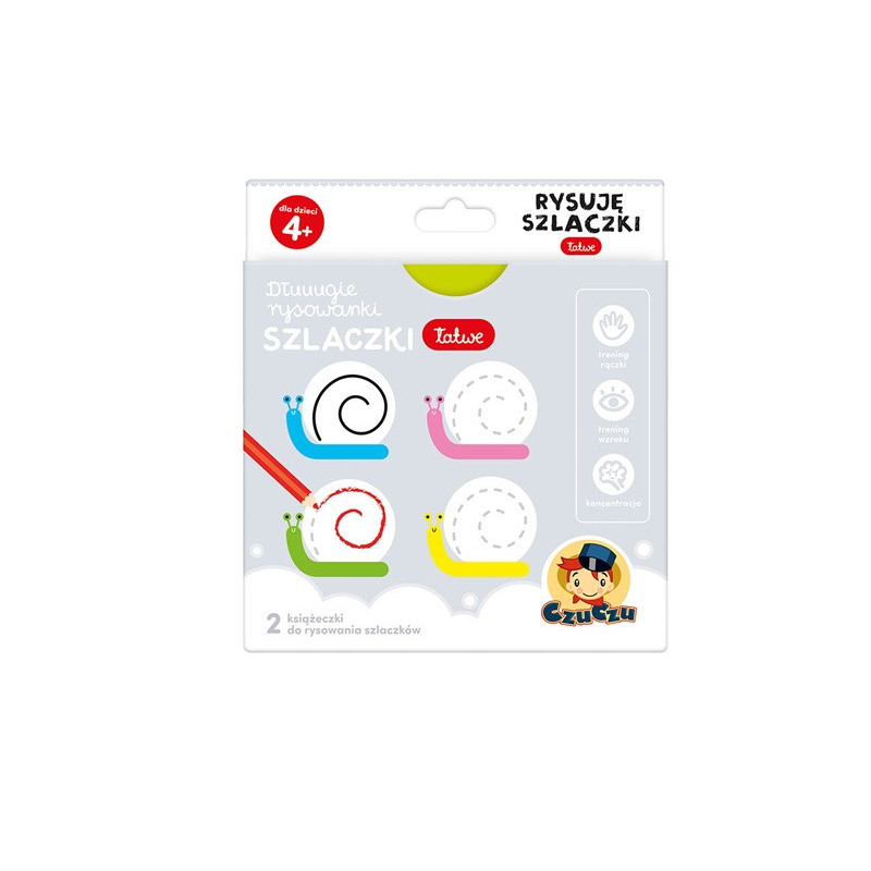 CzuCzu Dłuuugie rysow.Rys.szlaczki łatwe 4+ 01188