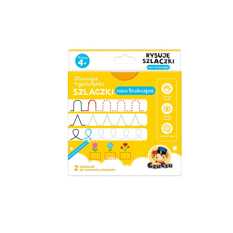 CzuCzu Dłuuugie rysow.Rys.szlaczki trudn.4+ 01218