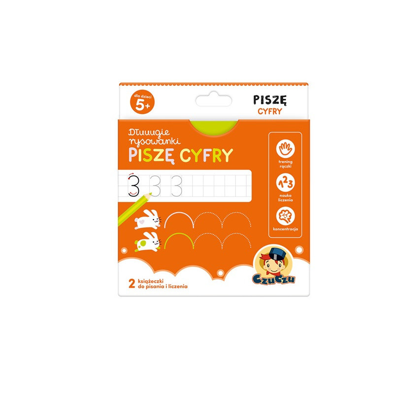 CzuCzu Dłuuugie rysowanki Piszę Cyfry 01355