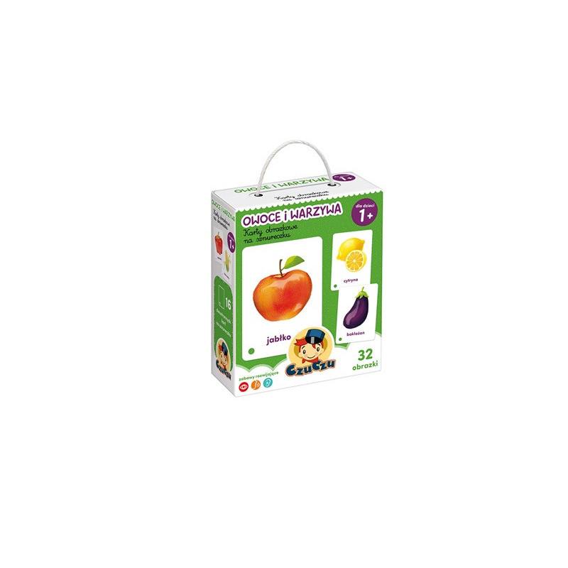 CzuCzu Karty obrazk.n/sznur.Owoce i warzywa 62169