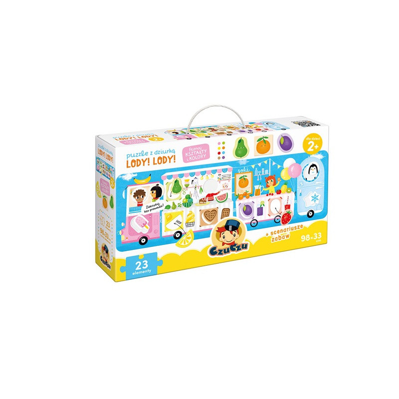 CzuCzu Puzzle z dziurką Lody! Lody! 90418