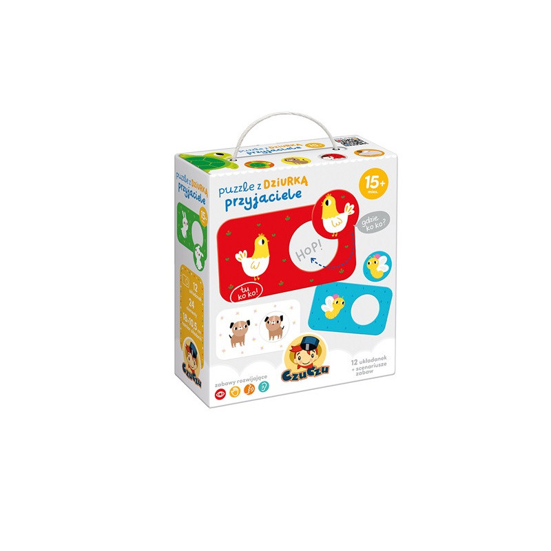 CzuCzu Puzzle z dziurką Przyjaciele 15m+ 90791